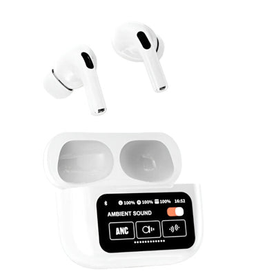 A9 Pro High Quality Sound, ENC Noise Reduction Wireless AirPods With Smart Touch Screen Control