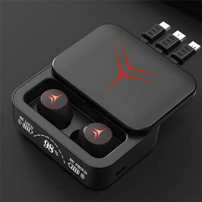 M88 V5.3 Dual Mode Zero Delay LED Display Wireless Earbuds With Power Bank Option