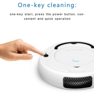 3 In 1 Automatic Intelligent Anti Collision Rechargeable Robotic Vacuum Cleaner With Strong Suction