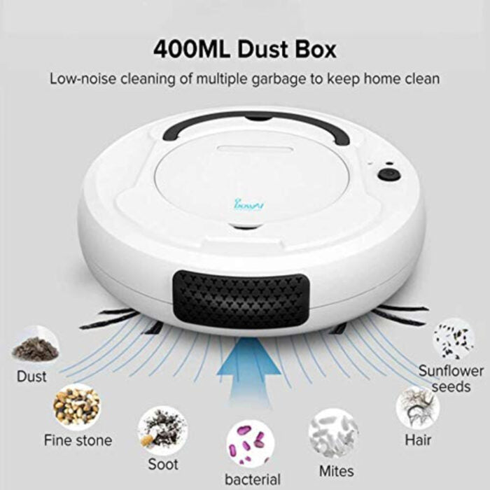 3 In 1 Automatic Intelligent Anti Collision Rechargeable Robotic Vacuum Cleaner With Strong Suction