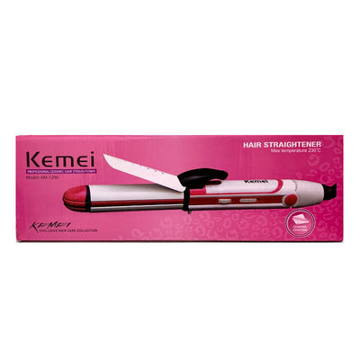 Kemei KM-1290 Multi-Functional Professional Ceramic Hair Straightener For Outstanding Hair Styling